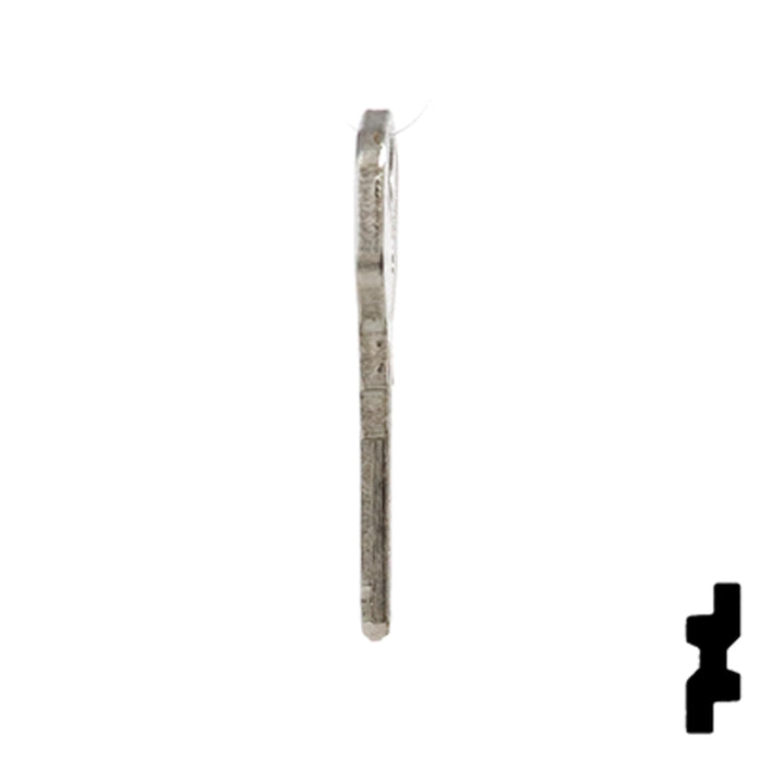 Uncut Key Blank | HP, Burg | BUR-9D Equipment Key JMA USA