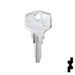 Uncut Key Blank | HP, Burg | BUR-9D Equipment Key JMA USA