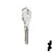 Uncut Key Blank | HP, Burg | BUR-9D Equipment Key JMA USA