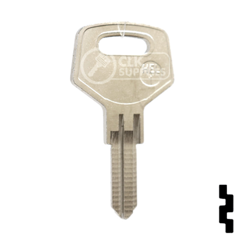 Uncut Key Blank | IKEA Cabinet, Filing Cabinet | HEL-1, ED4 — CLK