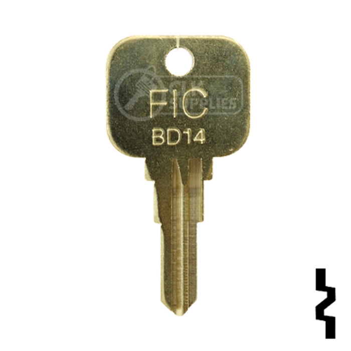 Uncut Key Blank | JCB | BD14 Equipment Key Framon Manufacturing Company, Inc