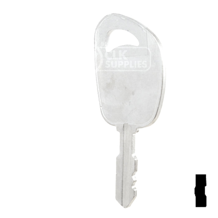 Uncut Key Blank | John Deere | D1098JD Equipment Key Ilco