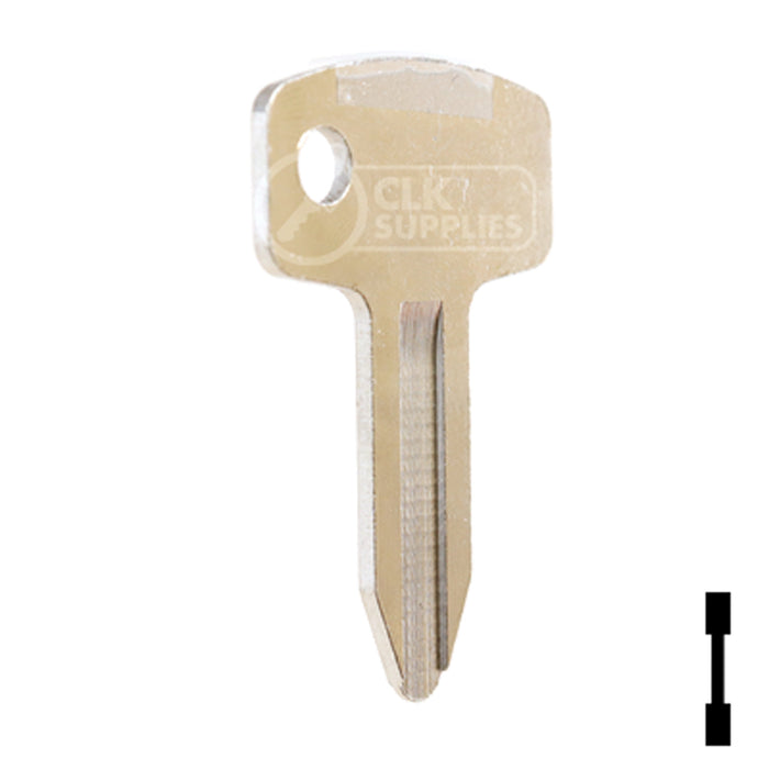 Uncut Key Blank | John Deere, Kubota | BD110 Equipment Key Framon Manufacturing Company, Inc