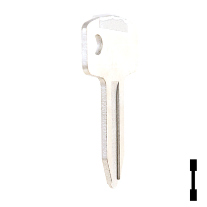 Uncut Key Blank | John Deere, Kubota | BD110 Equipment Key Framon Manufacturing Company, Inc