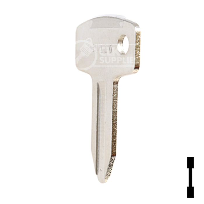 Uncut Key Blank | John Deere, Kubota | BD110 Equipment Key Framon Manufacturing Company, Inc