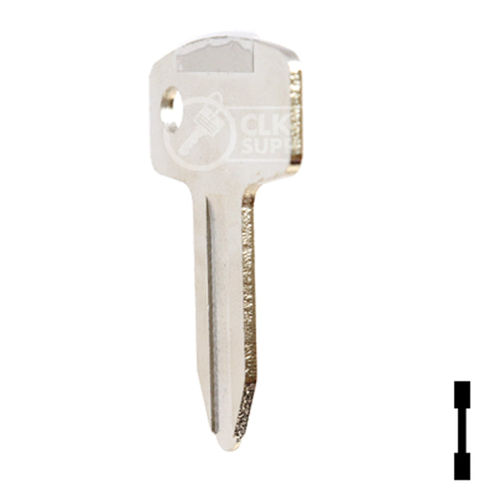 Uncut Key Blank | John Deere, Kubota | BD110 Equipment Key Framon Manufacturing Company, Inc