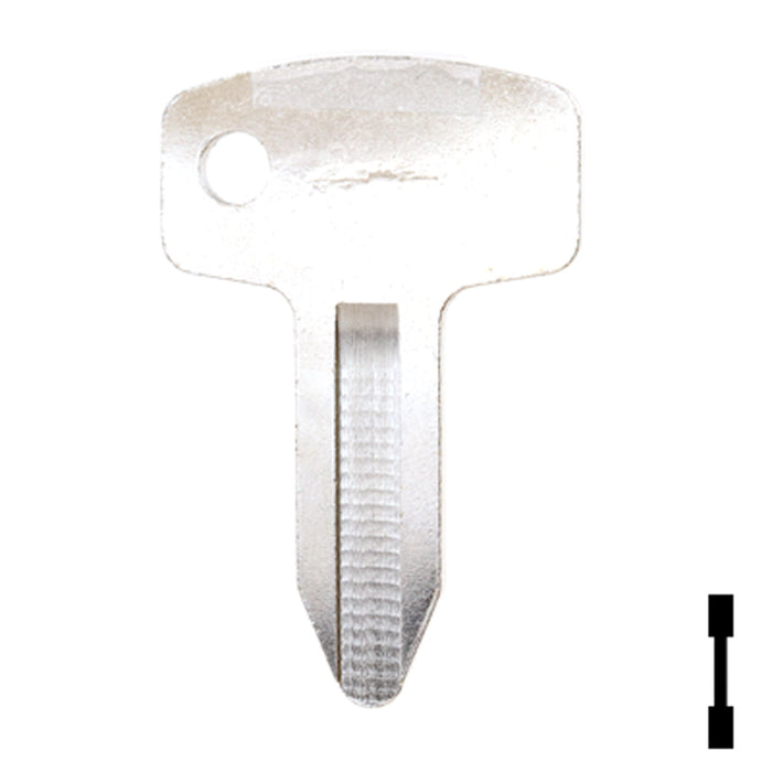 Uncut Key Blank | John Deere, Kubota | BD110 Equipment Key Framon Manufacturing Company, Inc