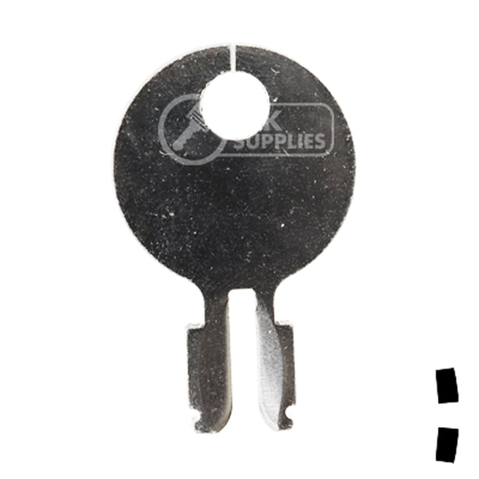 Uncut Key Blank | John Deere, Massey Ferguson | BD211 Equipment Key Framon Manufacturing Company, Inc