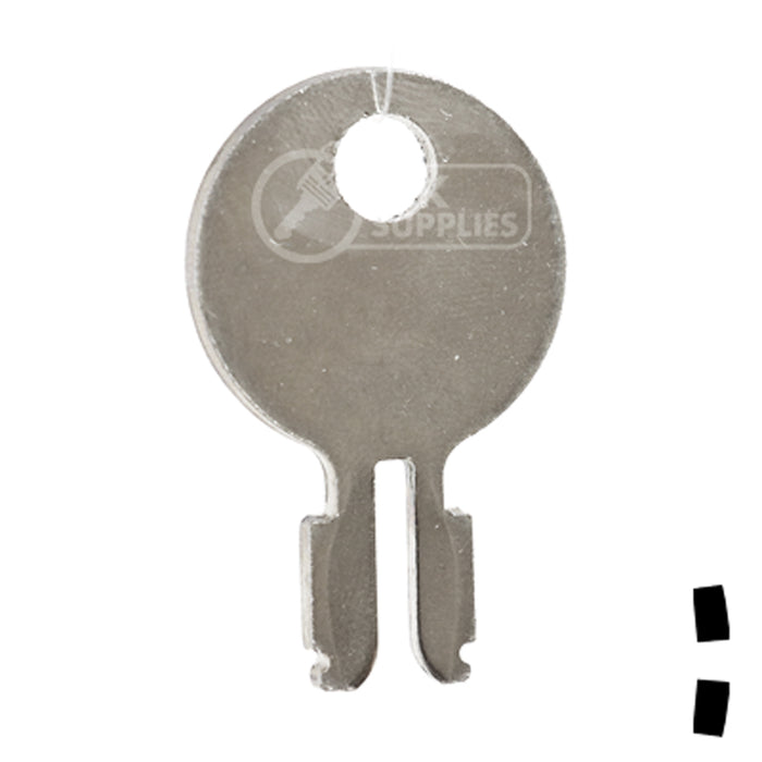 Uncut Key Blank | John Deere, Massey Ferguson | BD211 Equipment Key Framon Manufacturing Company, Inc