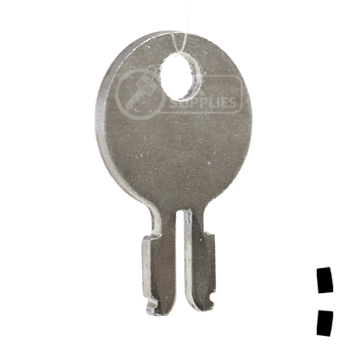 Uncut Key Blank | John Deere, Massey Ferguson | BD211 Equipment Key Framon Manufacturing Company, Inc