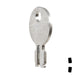 Uncut Key Blank | John Deere, Massey Ferguson | BD211 Equipment Key Framon Manufacturing Company, Inc