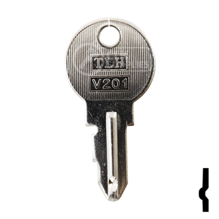 Uncut Key Blank | Kubota | BD113 Equipment Key Framon Manufacturing Company, Inc