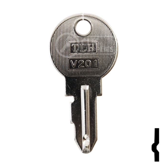 Uncut Key Blank | Kubota | BD113 Equipment Key Framon Manufacturing Company, Inc