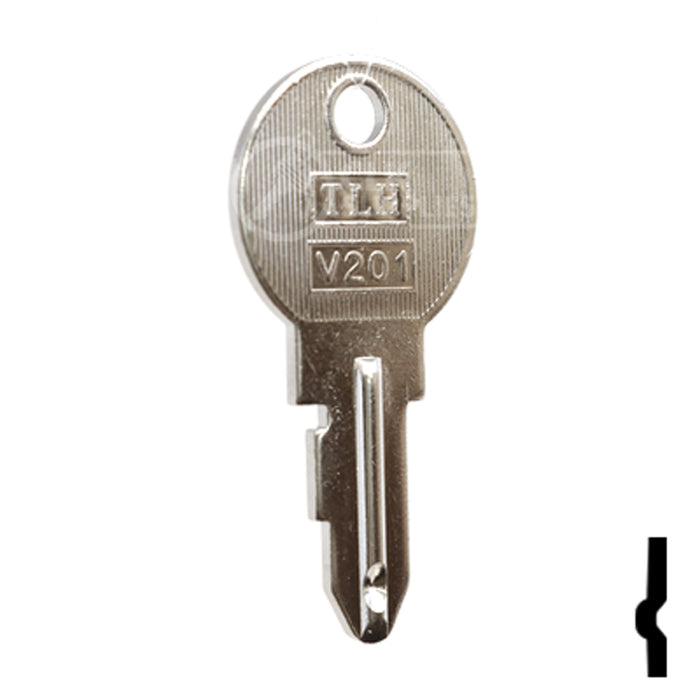 Uncut Key Blank | Kubota | BD113 Equipment Key Framon Manufacturing Company, Inc