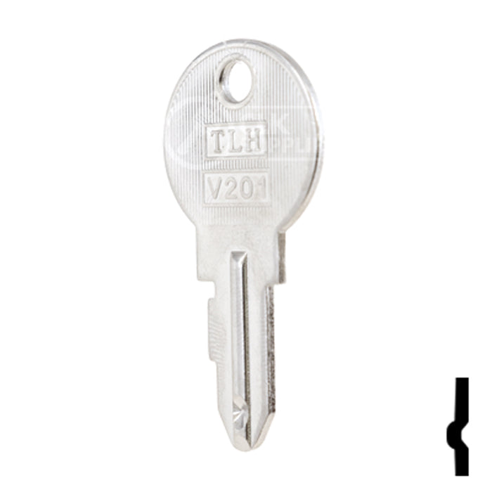 Uncut Key Blank | Kubota | BD113 Equipment Key Framon Manufacturing Company, Inc