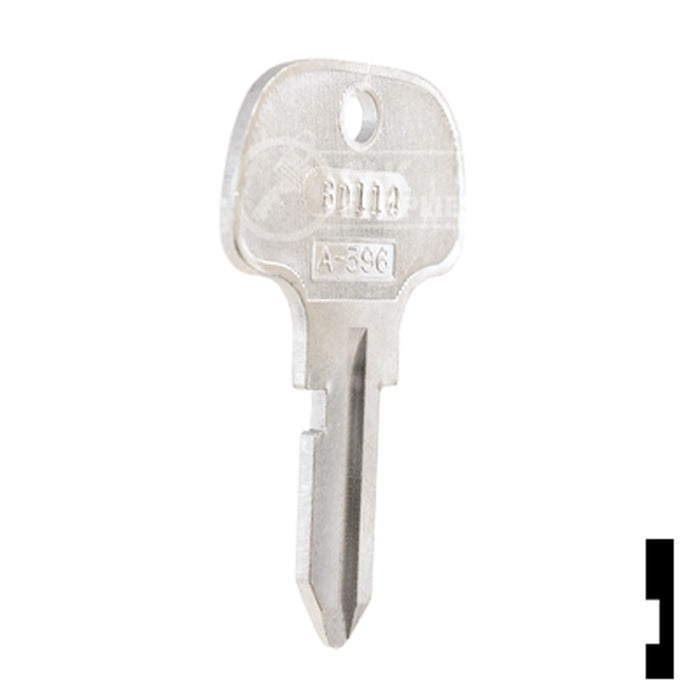 Uncut Key Blank | Kubota | BD114 Equipment Key Framon Manufacturing Company, Inc