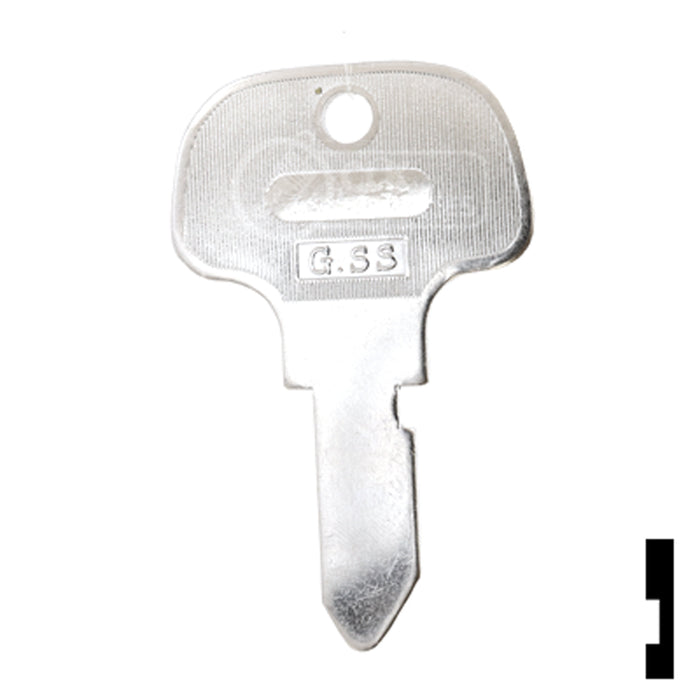 Uncut Key Blank | Kubota | BD114 Equipment Key Framon Manufacturing Company, Inc