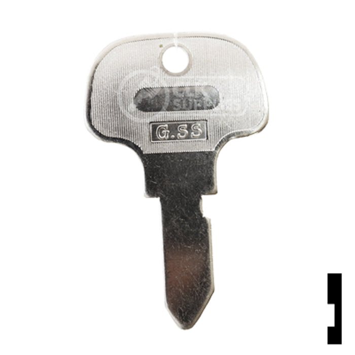 Uncut Key Blank | Kubota | BD114 Equipment Key Framon Manufacturing Company, Inc