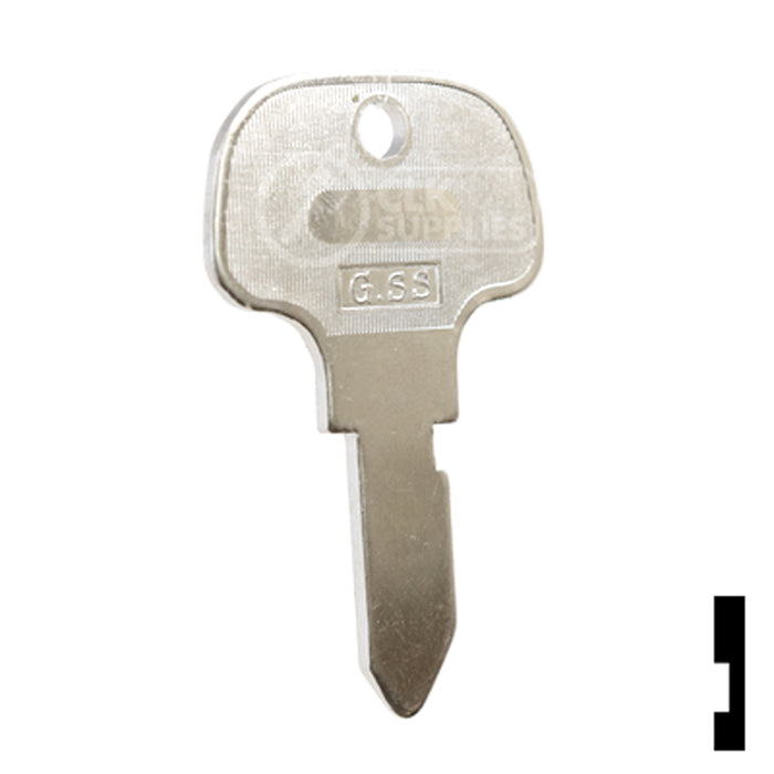 Uncut Key Blank | Kubota | BD114 Equipment Key Framon Manufacturing Company, Inc