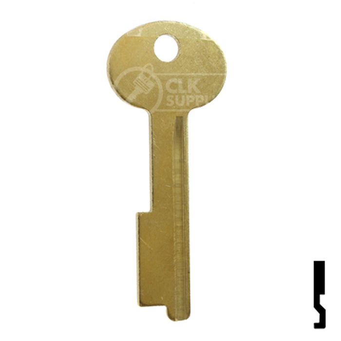 Uncut Key Blank | Kumahira | BD148 Equipment Key Framon Manufacturing Company, Inc