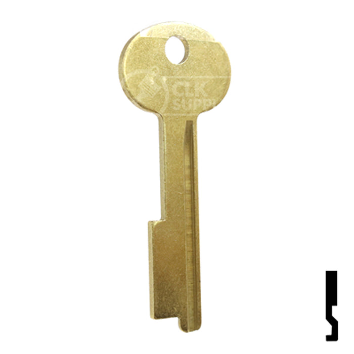 Uncut Key Blank | Kumahira | BD148 Equipment Key Framon Manufacturing Company, Inc