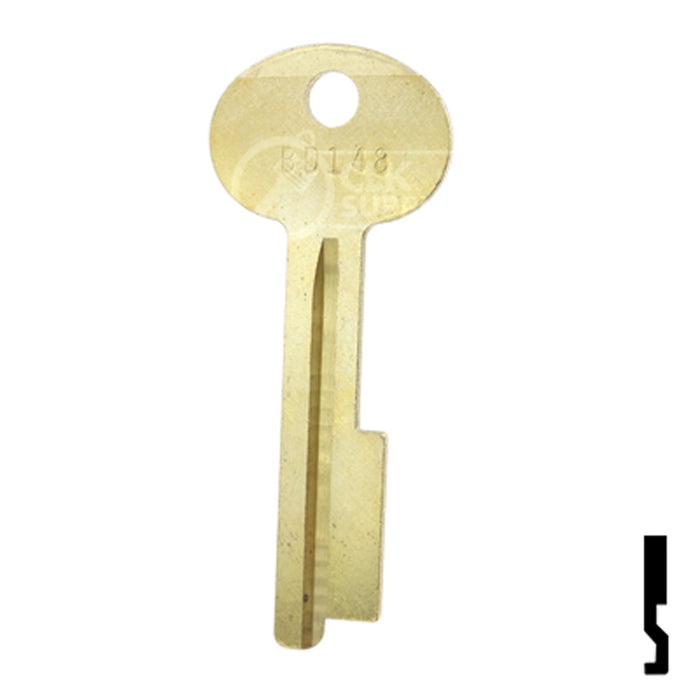 Uncut Key Blank | Kumahira | BD148 Equipment Key Framon Manufacturing Company, Inc