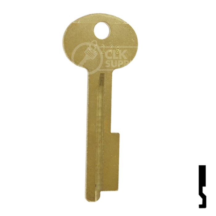 Uncut Key Blank | Kumahira | BD148 Equipment Key Framon Manufacturing Company, Inc