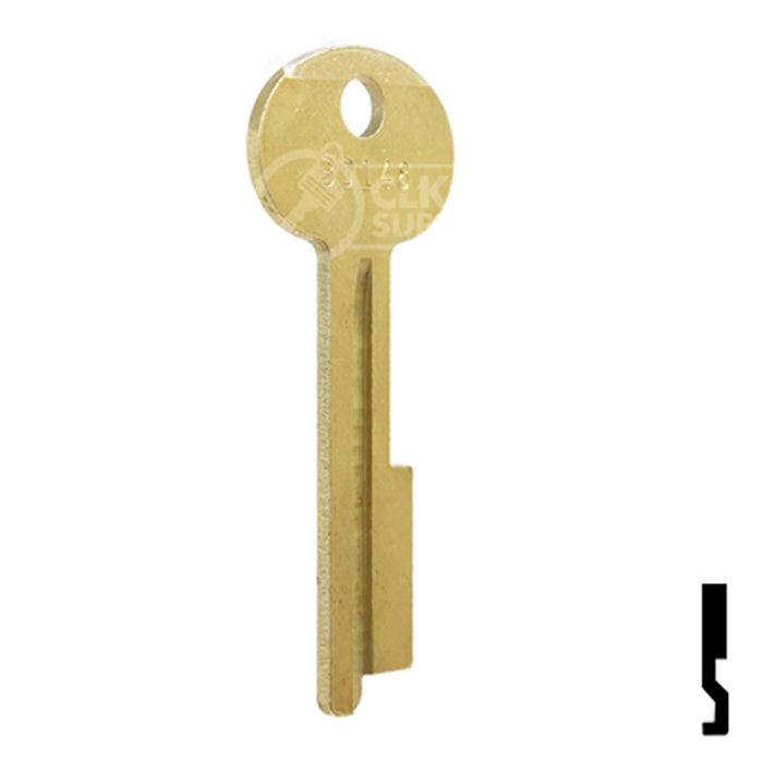 Uncut Key Blank | Kumahira | BD148 Equipment Key Framon Manufacturing Company, Inc