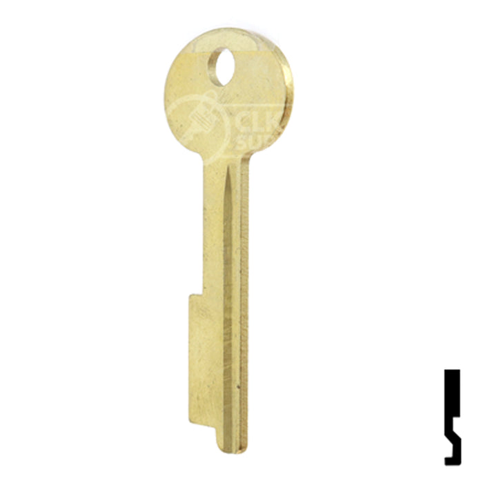 Uncut Key Blank | Kumahira | BD148 Equipment Key Framon Manufacturing Company, Inc