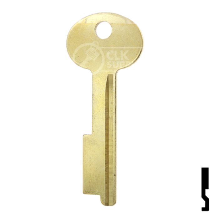 Uncut Key Blank | Kumahira | BD148 Equipment Key Framon Manufacturing Company, Inc