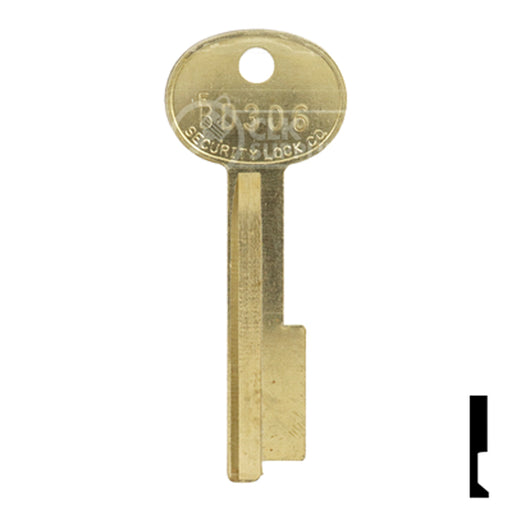 Uncut Key Blank | Kumahira | BD306 Equipment Key Framon Manufacturing Company, Inc