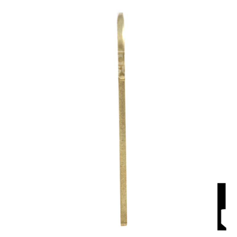 Uncut Key Blank | Kumahira | BD306 Equipment Key Framon Manufacturing Company, Inc