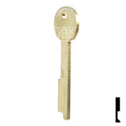 Uncut Key Blank | Kumahira | BD306 Equipment Key Framon Manufacturing Company, Inc