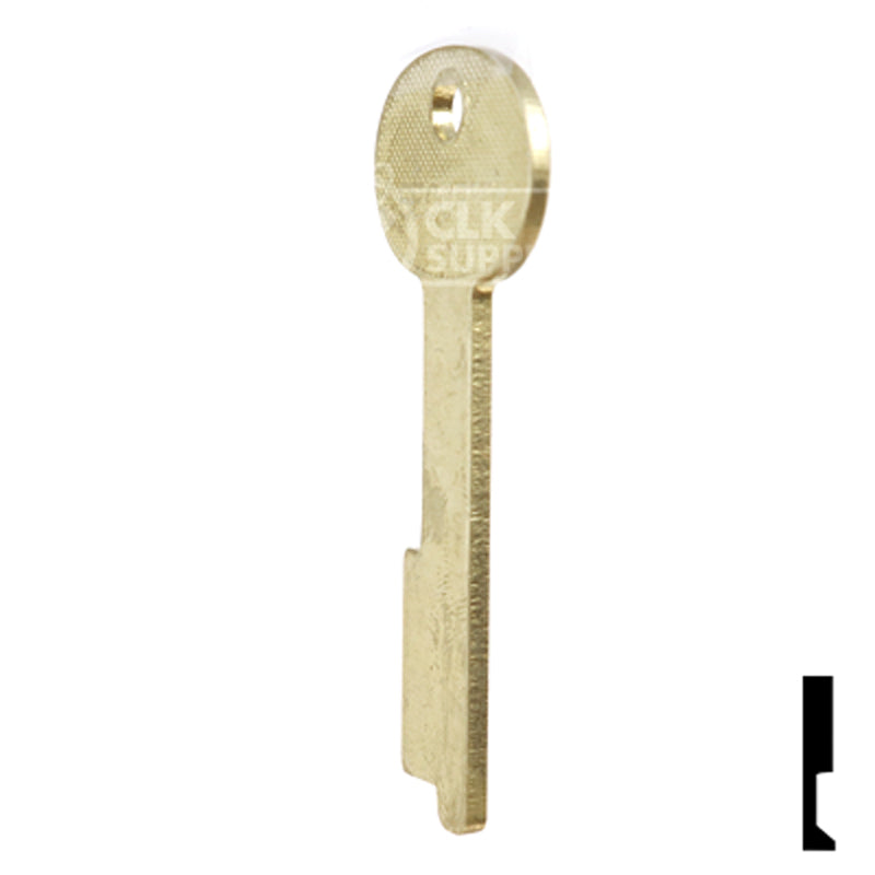 Uncut Key Blank | Kumahira | BD306 Equipment Key Framon Manufacturing Company, Inc
