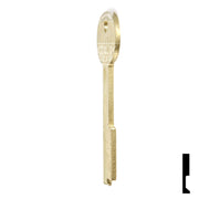 Uncut Key Blank | Kumahira | BD306 Equipment Key Framon Manufacturing Company, Inc