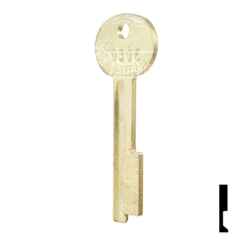 Uncut Key Blank | Kumahira | BD306 Equipment Key Framon Manufacturing Company, Inc
