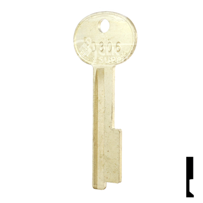 Uncut Key Blank | Kumahira | BD306 Equipment Key Framon Manufacturing Company, Inc
