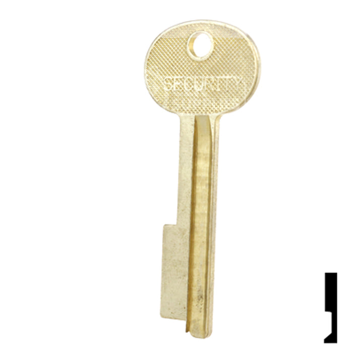 Uncut Key Blank | Kumahira | BD306R Equipment Key Framon Manufacturing Company, Inc