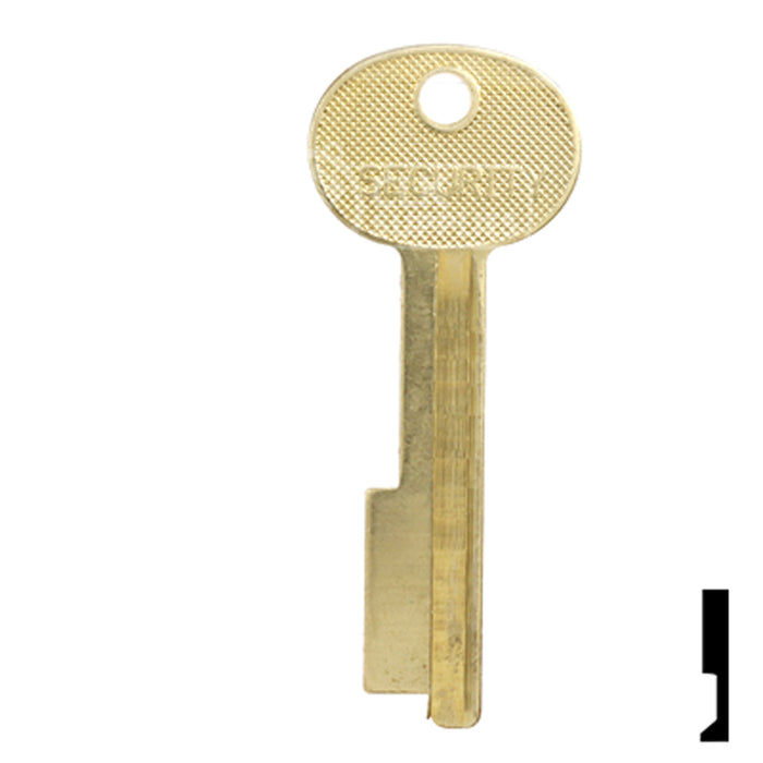 Uncut Key Blank | Kumahira | BD306R Equipment Key Framon Manufacturing Company, Inc