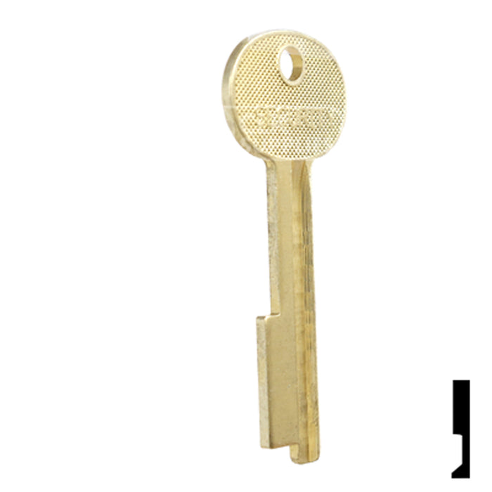 Uncut Key Blank | Kumahira | BD306R Equipment Key Framon Manufacturing Company, Inc