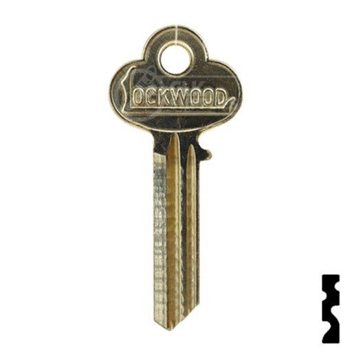 Uncut Key Blank | Lockwood | BD15C Equipment Key Framon Manufacturing Company, Inc