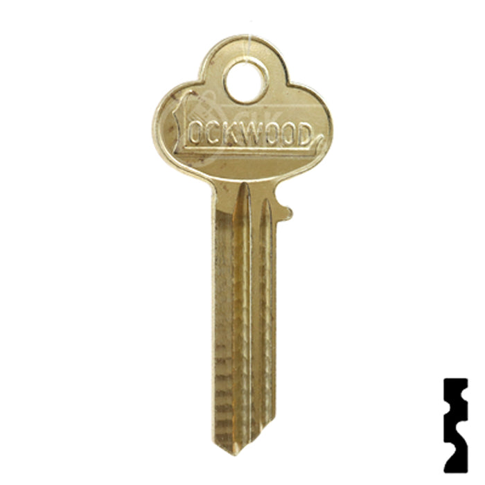 Uncut Key Blank | Lockwood | BD15C Equipment Key Framon Manufacturing Company, Inc