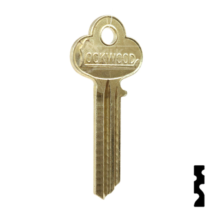 Uncut Key Blank | Lockwood | BD15C Equipment Key Framon Manufacturing Company, Inc