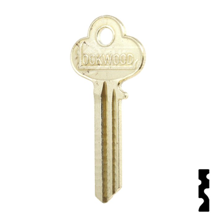 Uncut Key Blank | Lockwood | BD15C Equipment Key Framon Manufacturing Company, Inc