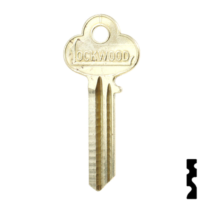 Uncut Key Blank | Lockwood | BD15C Equipment Key Framon Manufacturing Company, Inc