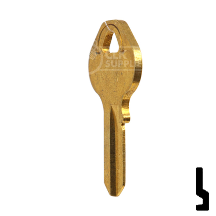 Uncut Key Blank | Master Padlock | BD52K Equipment Key Framon Manufacturing Company, Inc