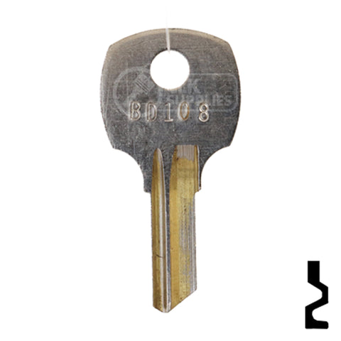 Uncut Key Blank | National, Square D | BD108