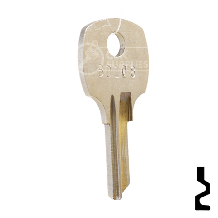 Uncut Key Blank | National, Square D | BD108 Equipment Key Framon Manufacturing Company, Inc