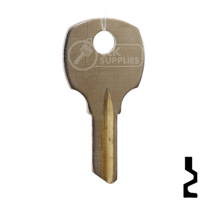 Uncut Key Blank | National, Square D | BD108 Equipment Key Framon Manufacturing Company, Inc