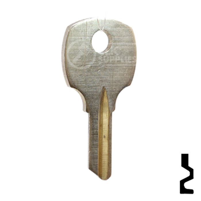 Uncut Key Blank | National, Square D | BD108 Equipment Key Framon Manufacturing Company, Inc